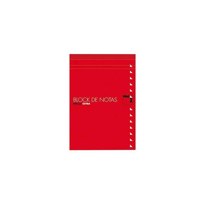 PACSA BLOC NOTAS 80H TREPADAS FOLIO 4X4 CON TAPA -10U-