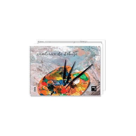 PACSA BLOC DIBUJO ESPIRAL 20H 230X330MM 90GR CON RECUADRO -10U-