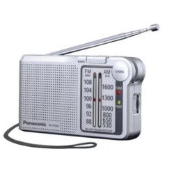 PANASONIC RADIO AM/FM, ALTAVOZ, ENTRADA AURICULARES PLATA