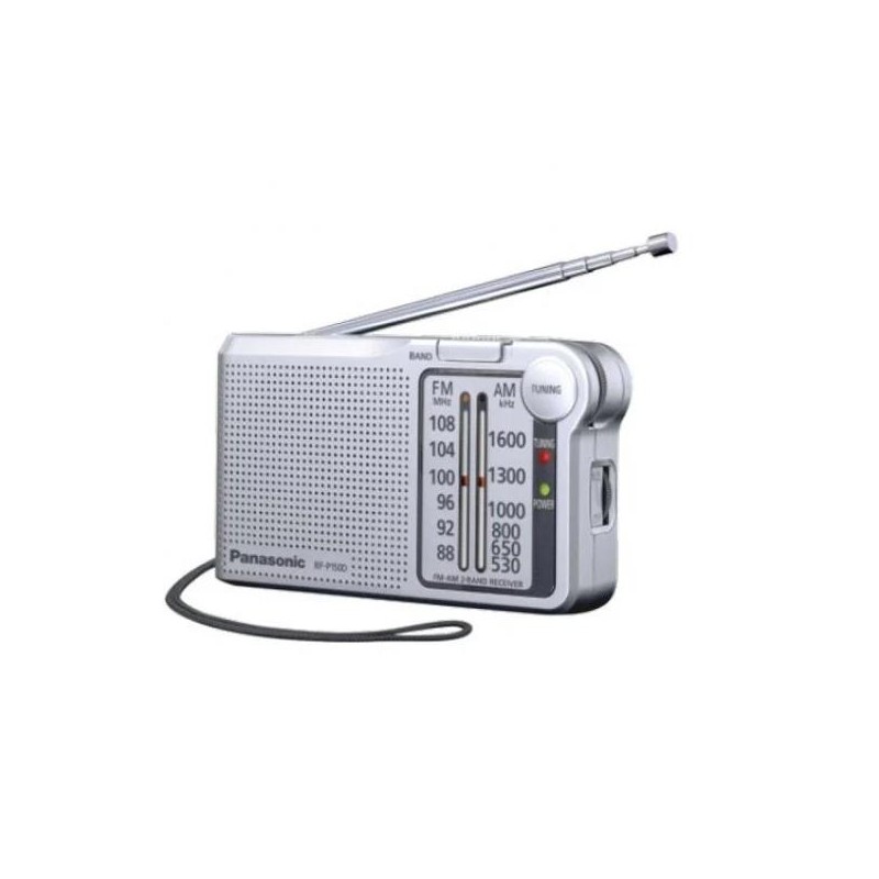 PANASONIC RADIO AM/FM, ALTAVOZ, ENTRADA AURICULARES PLATA
