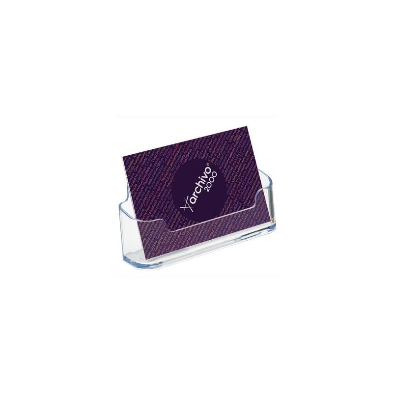 ARCHIVO 2000 PORTATARJETAS DE SOBREMESA HORIZONTAL CON 1 COMPARTIMENTO 45X95X35 MM