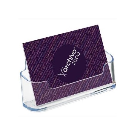 ARCHIVO 2000 PORTATARJETAS DE SOBREMESA HORIZONTAL CON 1 COMPARTIMENTO 45X95X35 MM