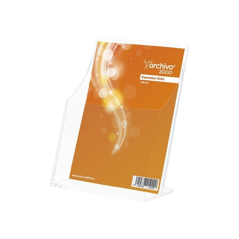 ARCHIVO 2000 PORTAFOLLETOS SOBREMESA ARCHIVO 2000 "PREMIUM" ESPESOR 3 MM DIN A5 VERTICAL 95X160X210 MM