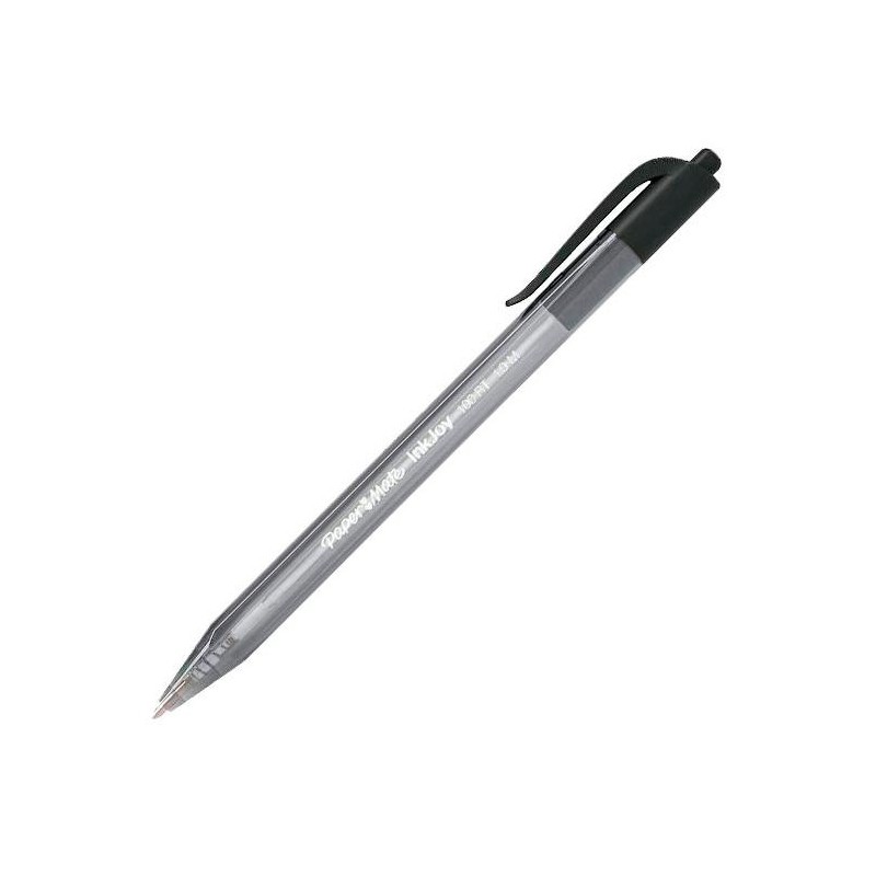 PAPER MATE INKJOY 100 BOLÍGRAFO RETRÁCTIL TRIANGULAR NEGRO -20U-