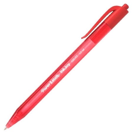 PAPER MATE INKJOY 100 BOLÍGRAFO RETRÁCTIL TRIANGULAR ROJO -20U-