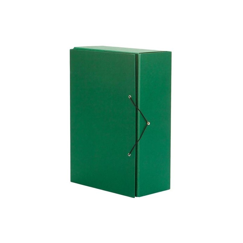 PARDO CARPETA DE PROYECTOS LOMO 120MM CIERRE GOMA C/GANCHILLO EXTRA FORRADO VERDE