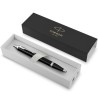 PARKER BOLÍGRAFO IM BLACK CHROME TRIM BALLPOINT PUNTA MEDIA TINTA AZUL
