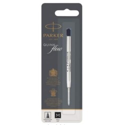 PARKER RECAMBIO BOLIGRAFO QUINK FLOW PUNTA MEDIA NEGRO BLISTER UNITARIO