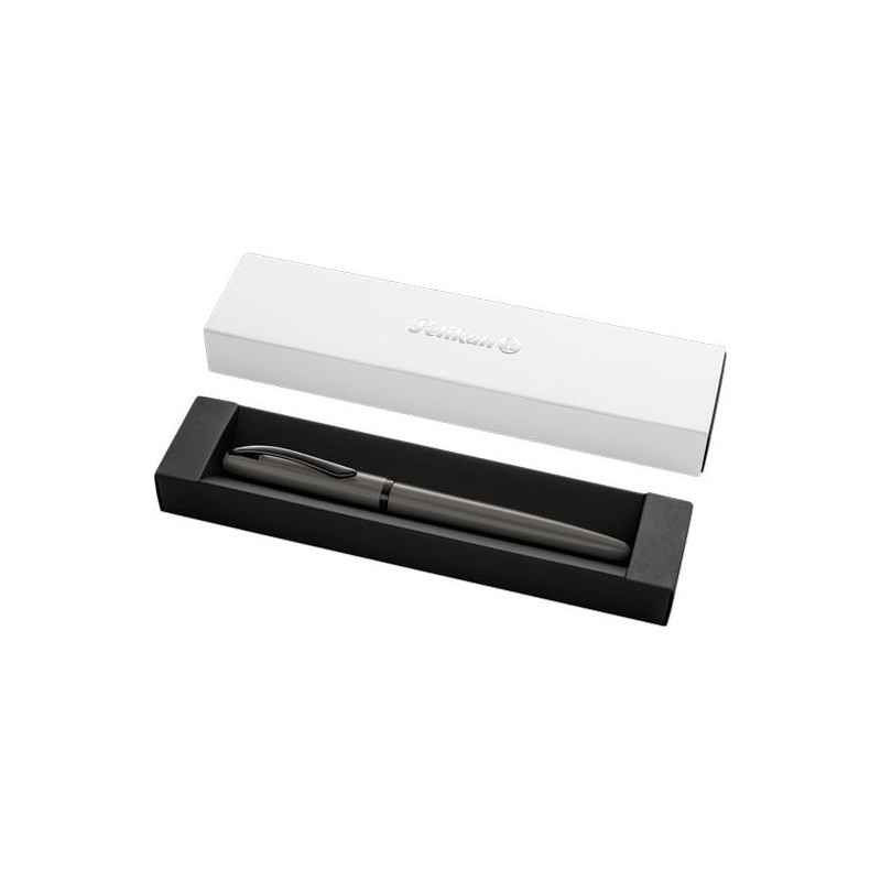 PELIKAN PLUMA ESTILOGRÁFICA JAZZ NOBLE ELEGANCE M TINTA AZUL COLOR PIEDRA ESTUCHE DE REGALO