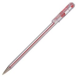 PENTEL BOLÍGRAFO SUPERB BK77 ROJO CAJA 12 UD
