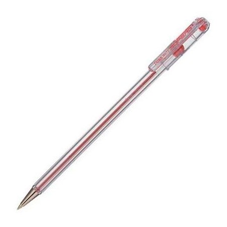 PENTEL BOLÍGRAFO SUPERB BK77 ROJO CAJA 12 UD