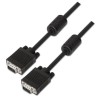 AISENS CABLE SVGA CON FERRITA HDB15/M - HDB15/M NEGRO 1,8M