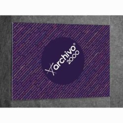 ARCHIVO 2000 EXPOSITOR MURAL ARCHIVO 2000 "PREMIUM" CON ADHESIVO DIN A3 HORIZONTAL ESPESOR 3 MM 420X300 MM