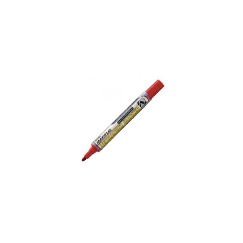 PENTEL MAXIFLO NLF50 ROTULADOR PERMANENTE PUNTA BALA ROJO