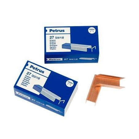 PETRUS GRAPAS MOD.27 (23/13) COBREADAS -CAJA DE 1000-
