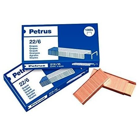 PETRUS GRAPAS 22/6 COBREADAS -CAJA DE 1000-