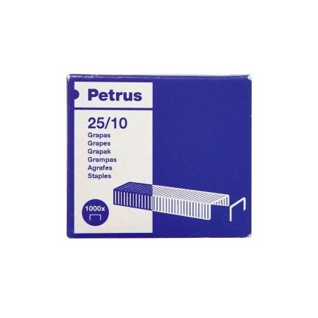 PETRUS GRAPAS STRONG 25/10 GALVANIZADAS -CAJA 1000U-