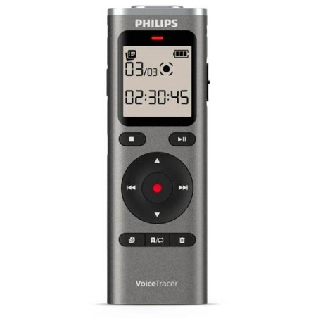 PHILIPS GRABADORA DIGITAL 8GB Y CONEXION USB-A C/ ENTRADA MICRO SD