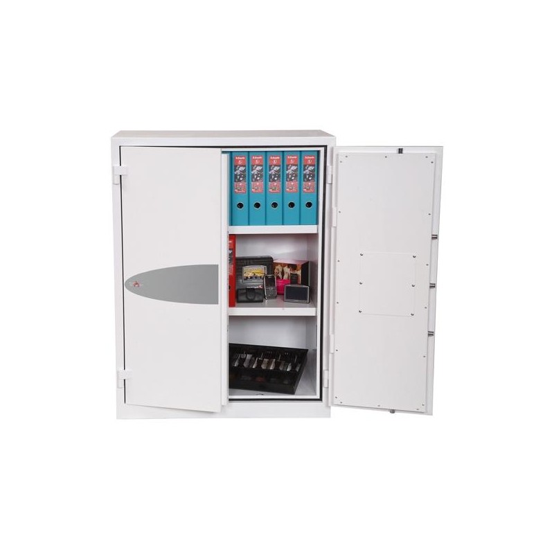 PHOENIX ARMARIO DE SEGURIDAD IGNIFUGO FIRE RANGER 1225X930X520MM 359L CERRADURA ELECTRÓNICA BLANCO
