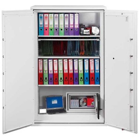 PHOENIX ARMARIO DE SEGURIDAD IGNIFUGO FIRE COMMANDER 1685X1125X650MM 626L CERRADURA ELECTRÓNICA BLANCO