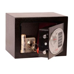 PHOENIX CAJA DE SEGURIDAD COMPACT HOME OFFICE 170X230X170MM 5L CERRADURA ELECTRÓNICA NEGRO