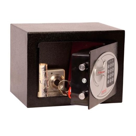 PHOENIX CAJA DE SEGURIDAD COMPACT HOME OFFICE 170X230X170MM 5L CERRADURA ELECTRÓNICA NEGRO