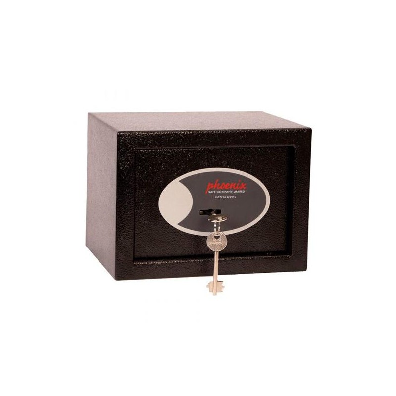 PHOENIX CAJA DE SEGURIDAD COMPACT HOME OFFICE 170X230X170MM 5L CERRADURA DE LLAVE NEGRO