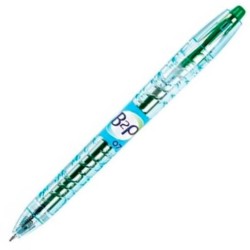 PILOT BOLÍGRAFO TINTA DE GEL BEGREEN B2P RETRÁCTIL 0.7 VERDE