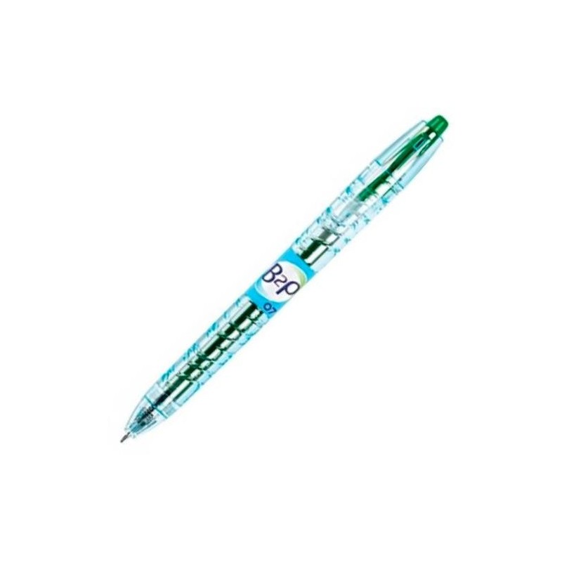 PILOT BOLÍGRAFO TINTA DE GEL BEGREEN B2P RETRÁCTIL 0.7 VERDE