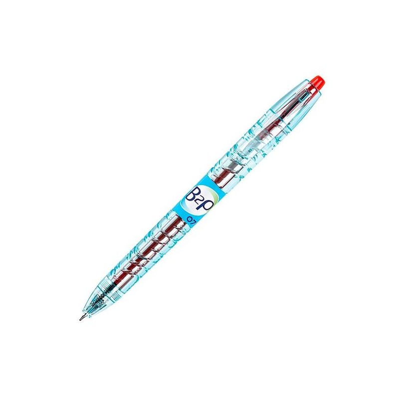PILOT BOLÍGRAFO TINTA DE GEL BEGREEN B2P RETRÁCTIL 0.7 ROJO