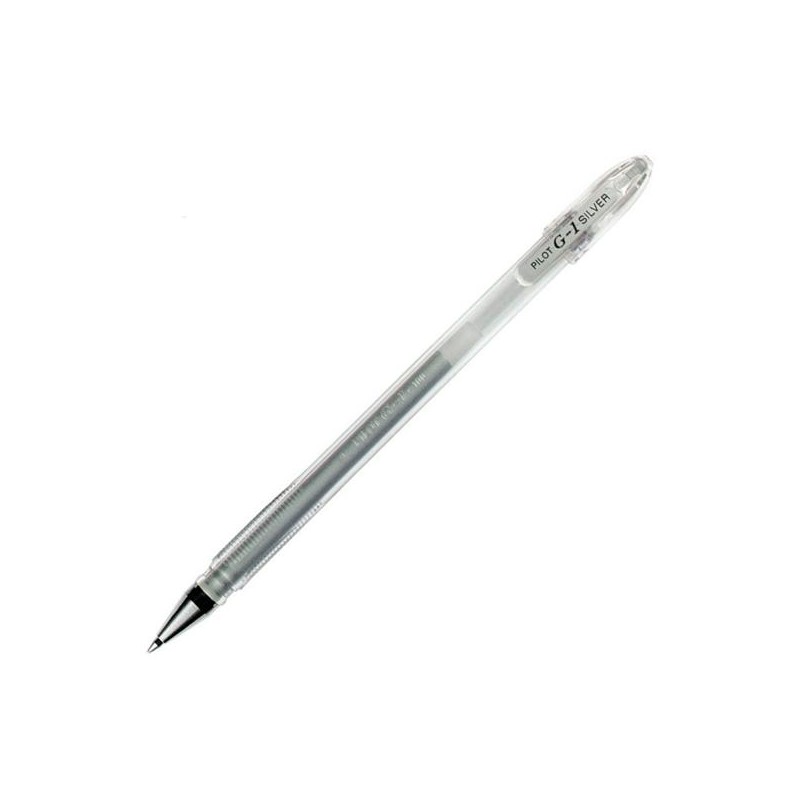 PILOT ROLLER TINTA GEL G-1 0.7MM PLATA