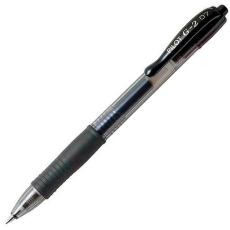 PILOT BOLÍGRAFO TINTA DE GEL G-2 0.7 RETRÁCTIL NEGRO