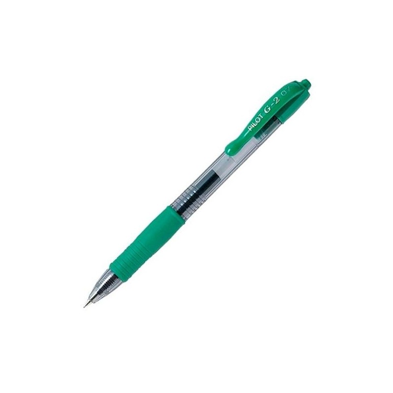 PILOT BOLÍGRAFO TINTA DE GEL G-2 0.7 RETRÁCTIL VERDE