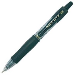 PILOT BOLÍGRAFO TINTA DE GEL G2 PIXIE XS RETRÁCTIL 0.7 NEGRO