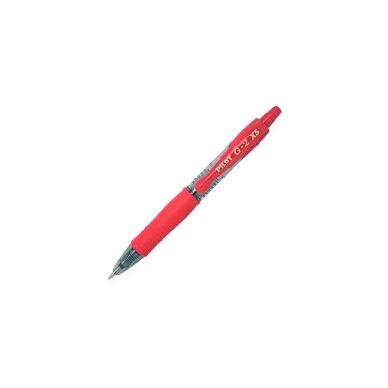 PILOT ROLLER TINTA DE GEL G2 XS PIXIE RETRÁCTIL 0.7 ROJO