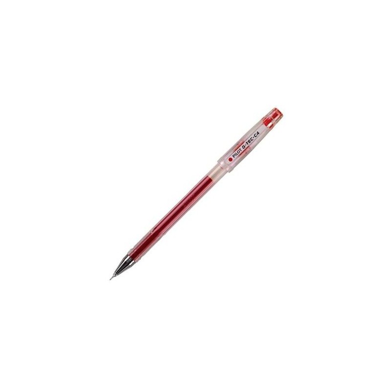 PILOT ROLLER TINTA DE GEL G-TEC-C4 ROJO