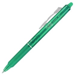PILOT BOLÍGRAFO TINTA BORRABLE FRIXION CLICKER 0.7 VERDE