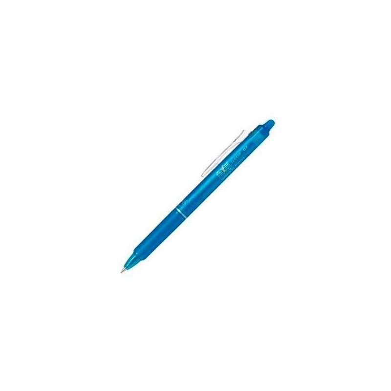 PILOT BOLÍGRAFO TINTA BORRABLE FRIXION CLICKER AZUL 0.7 CLARO