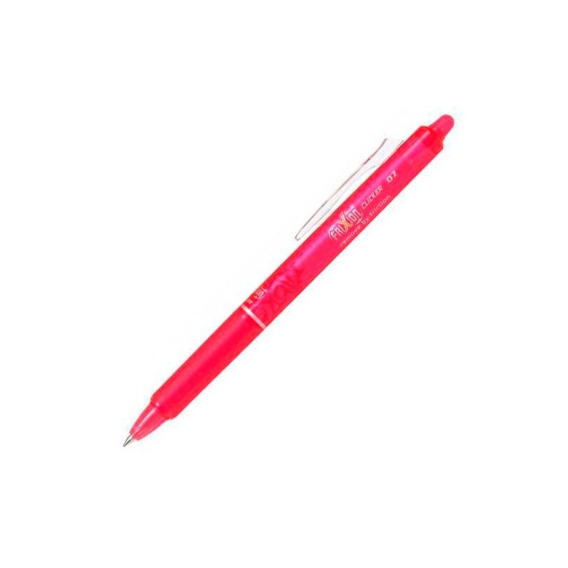 PILOT BOLÍGRAFO TINTA BORRABLE FRIXION CLICKER 0.7 ROSA