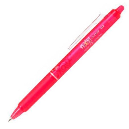 PILOT BOLÍGRAFO TINTA BORRABLE FRIXION CLICKER 0.7 ROSA