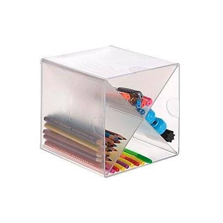 ARCHIVO 2000 ORGANIZADOR ARCHICUBO DIVISOR EN ASPA 4 COMPARTIMENTOS 150X150X150MM CRISTAL TRANSPARENTE