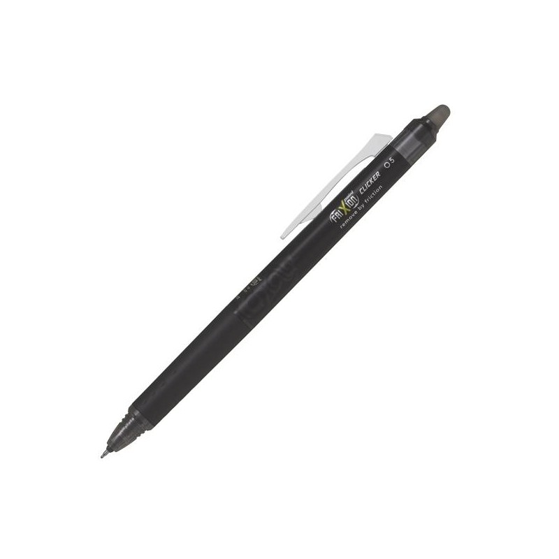 PILOT BOLÍGRAFO TINTA BORRABLE FRIXION POINT CLICKER 0.5 NEGRO