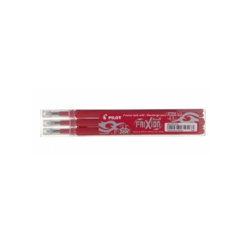 PILOT RECAMBIO BOLÍGRAFO FRIXION 0.7 ROJO PACK 3 UD