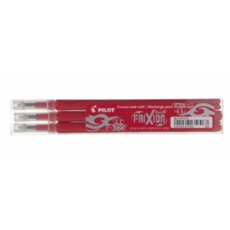 PILOT RECAMBIO BOLÍGRAFO FRIXION 0.7 ROJO PACK 3 UD