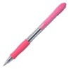 PILOT BOLÍGRAFO SUPERGRIP M AZUL CUERPO ROSA