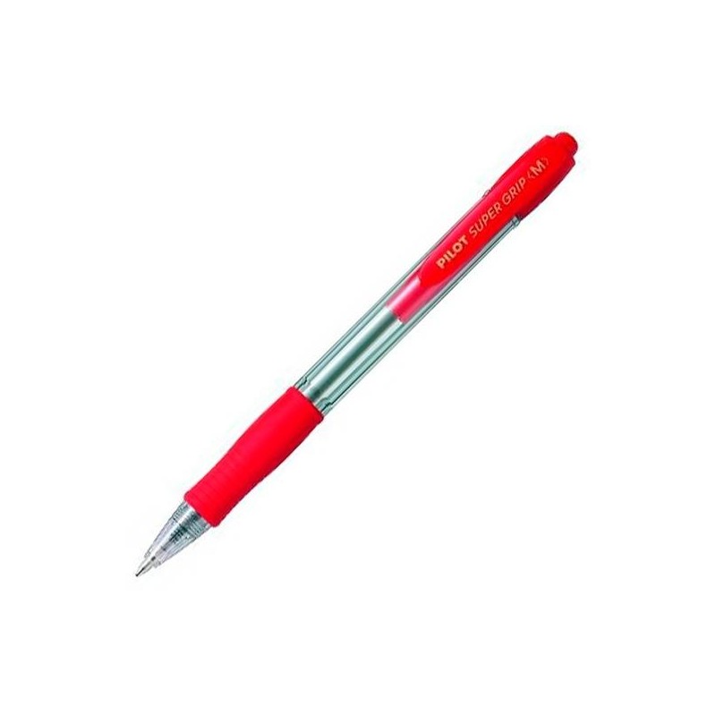 PILOT BOLÍGRAFO SUPERGRIP M ROJO CUERPO ROJO