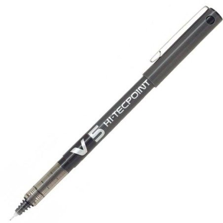 PILOT ROLLER TINTA LÍQUIDA V-5 HI-TECPOINT NEGRO