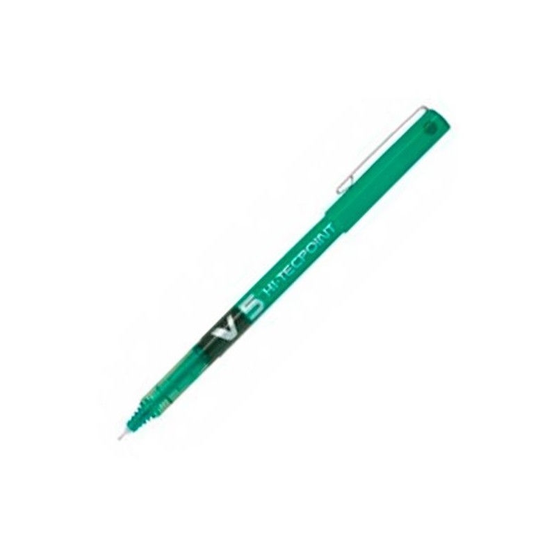 PILOT ROLLER TINTA LÍQUIDA V-5 HI-TECPOINT VERDE