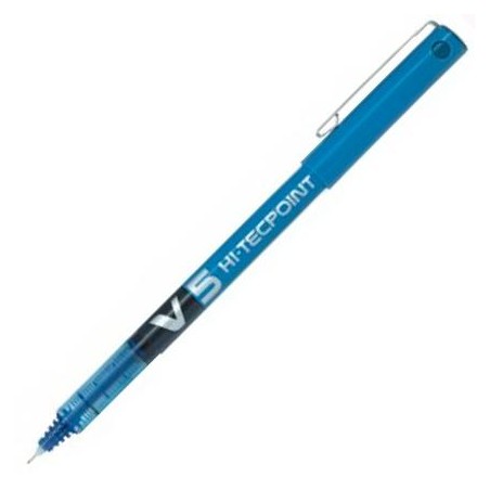 PILOT ROLLER TINTA LÍQUIDA V-5 HI-TECPOINT AZUL