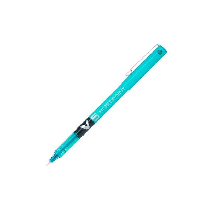 PILOT ROLLER TINTA LÍQUIDA V-5 HI-TECPOINT AZUL CLARO